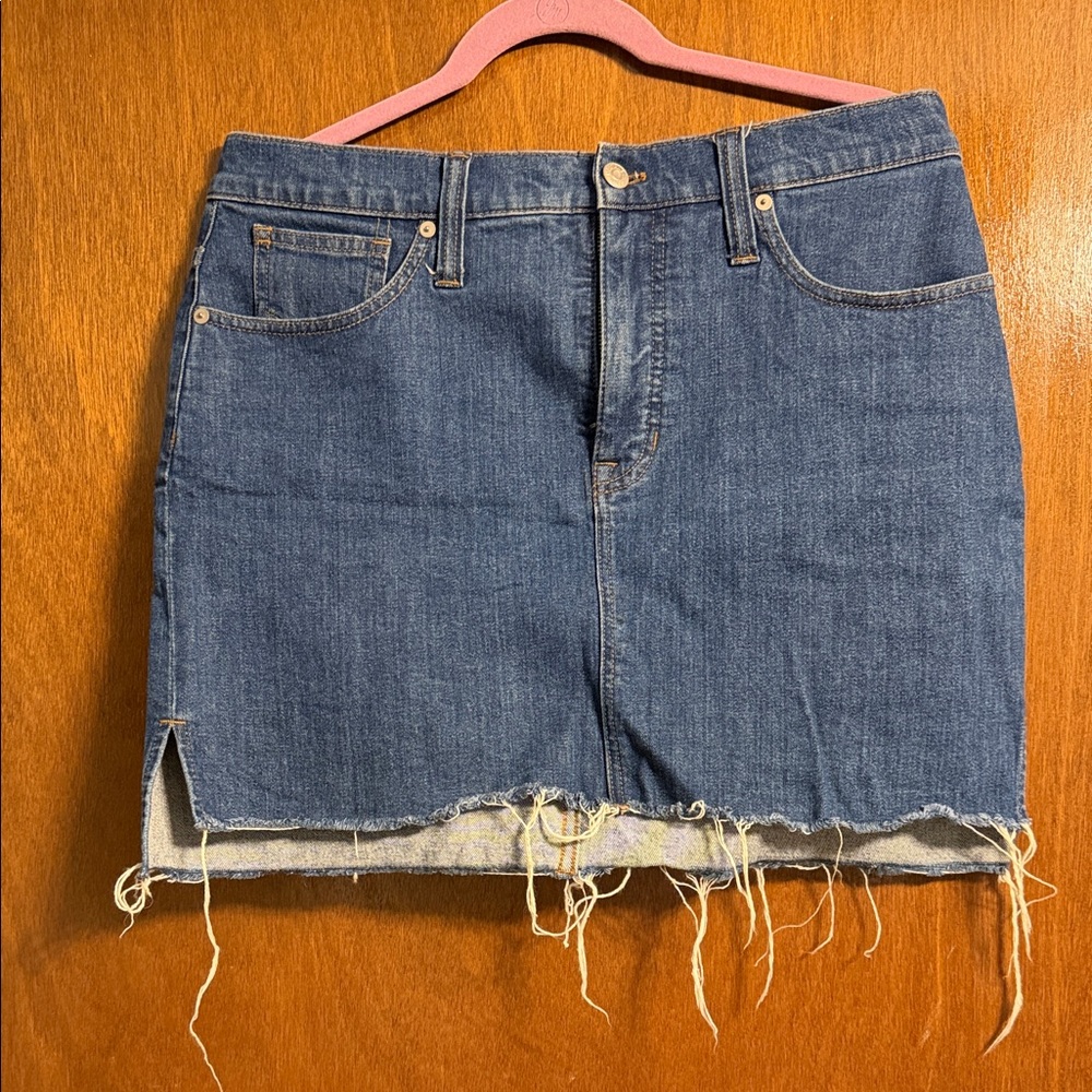 Classic Blue Denim Mini Skirt